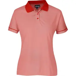 Ladies Verge Golf Shirt Red